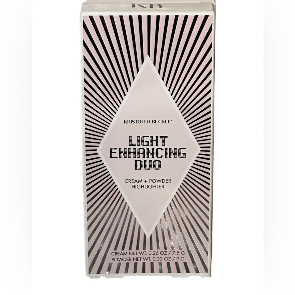 NIB Kristofer Buckle Light Enhancing Duo Cream + Powder Highlighter.